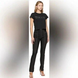 Ksubi black stitch call me legging pants
